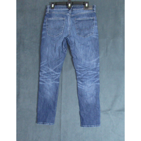 American Eagle Jeans Mens 30x30 Blue Athletic Skinny Airflex Temp Tech Denim - Picture 3 of 10